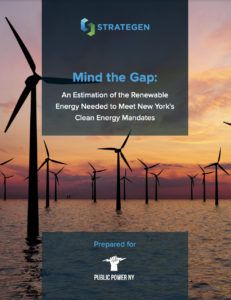Mind the Gap: An Estimation of the Renewable Energy Needed to Meet New York's Clean Energy Mandates